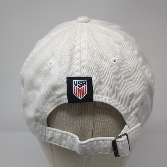 Nike Swoosh USA Slideback Hat White One Size Embroidered Heritage86 - Picture 6 of 9